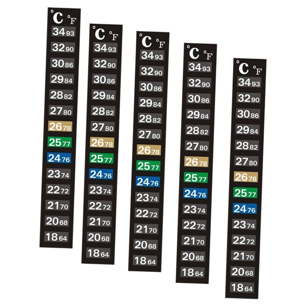 5x Aquarium Thermometer Strips image 5