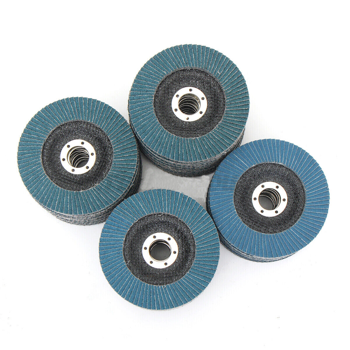 20PCS 5" 125MM Angle Grinder Flap Sanding Disc 60 Grit Grinding Wheel image 3