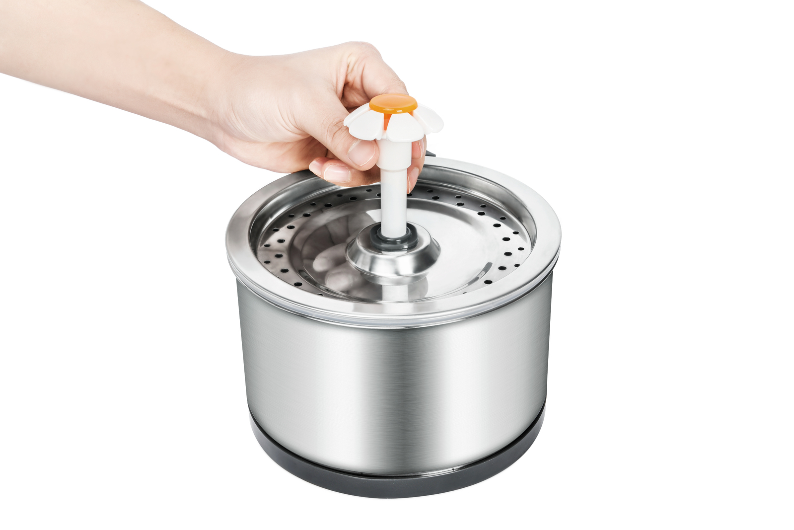 YES4PETS Automatic Electric Pet Water Fountain Dog Cat Stainless Steel Feeder Bowl… image 6