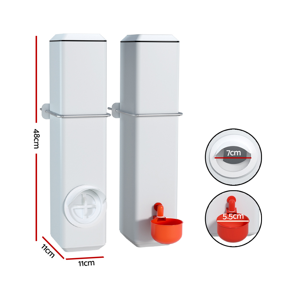 Giantz Chicken Feeder 4L Water Dispenser Automatic Waterer image 2