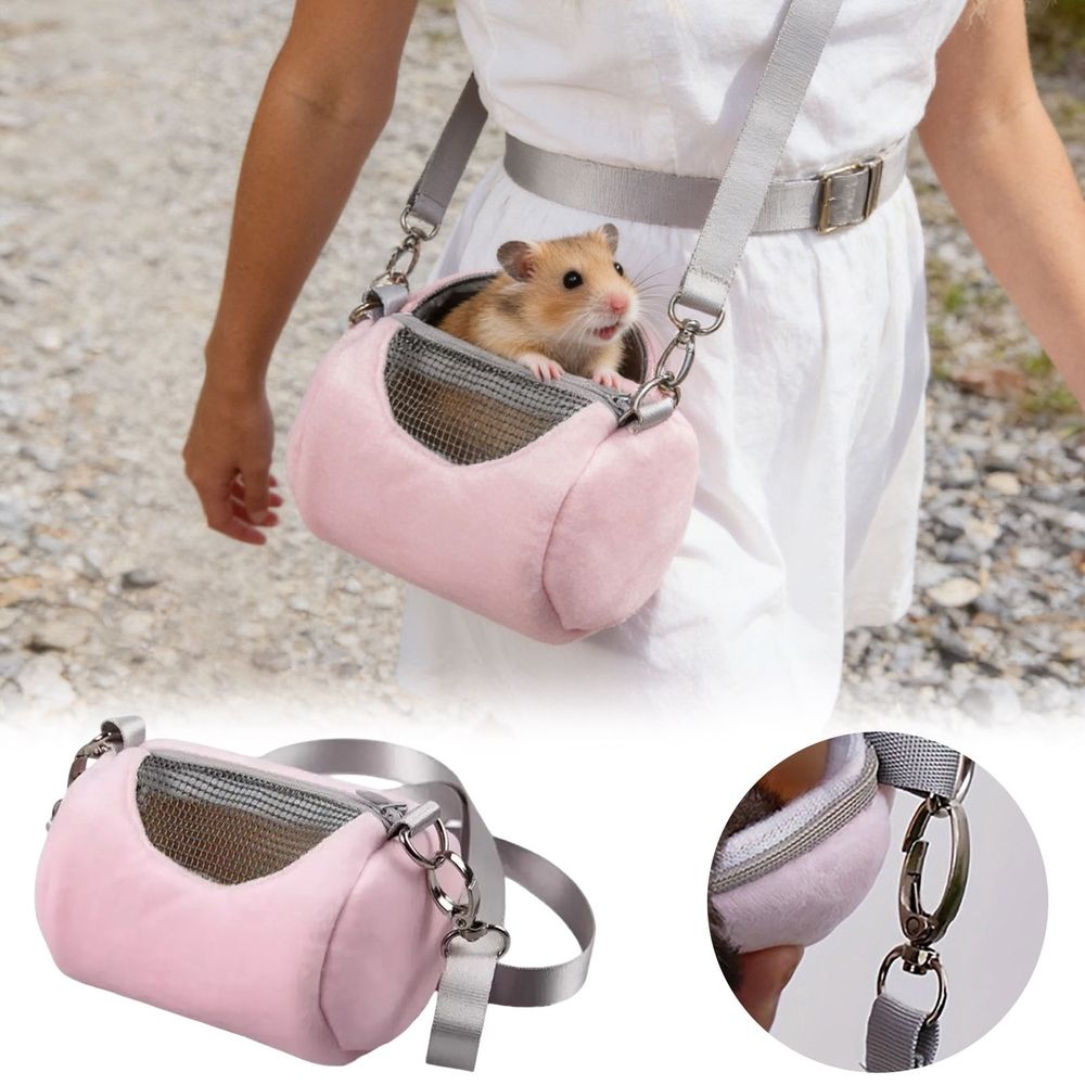 Portable Breathable Mesh Small Animal Travel Backpack for Hamsters image 2