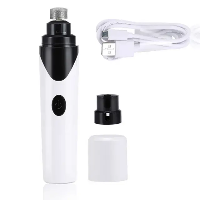 Rooster Farms Pet Nail Grinder Rechargeable Dog Cat Claw Filer Trimmer