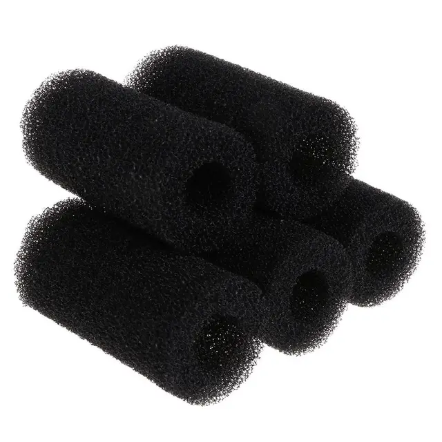 Pre-Filter Sponge 5 Pack Aquariums Black Color Pre-Filter Foam Rolls Sponges for…