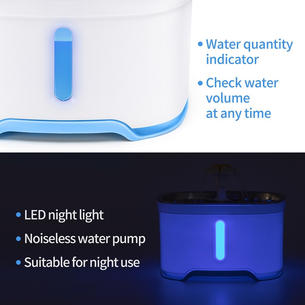 YES4PETS 2.5L Automatic Electric Pet Water Fountain Dog Cat Water Feeder Bowl Dispenser image 4