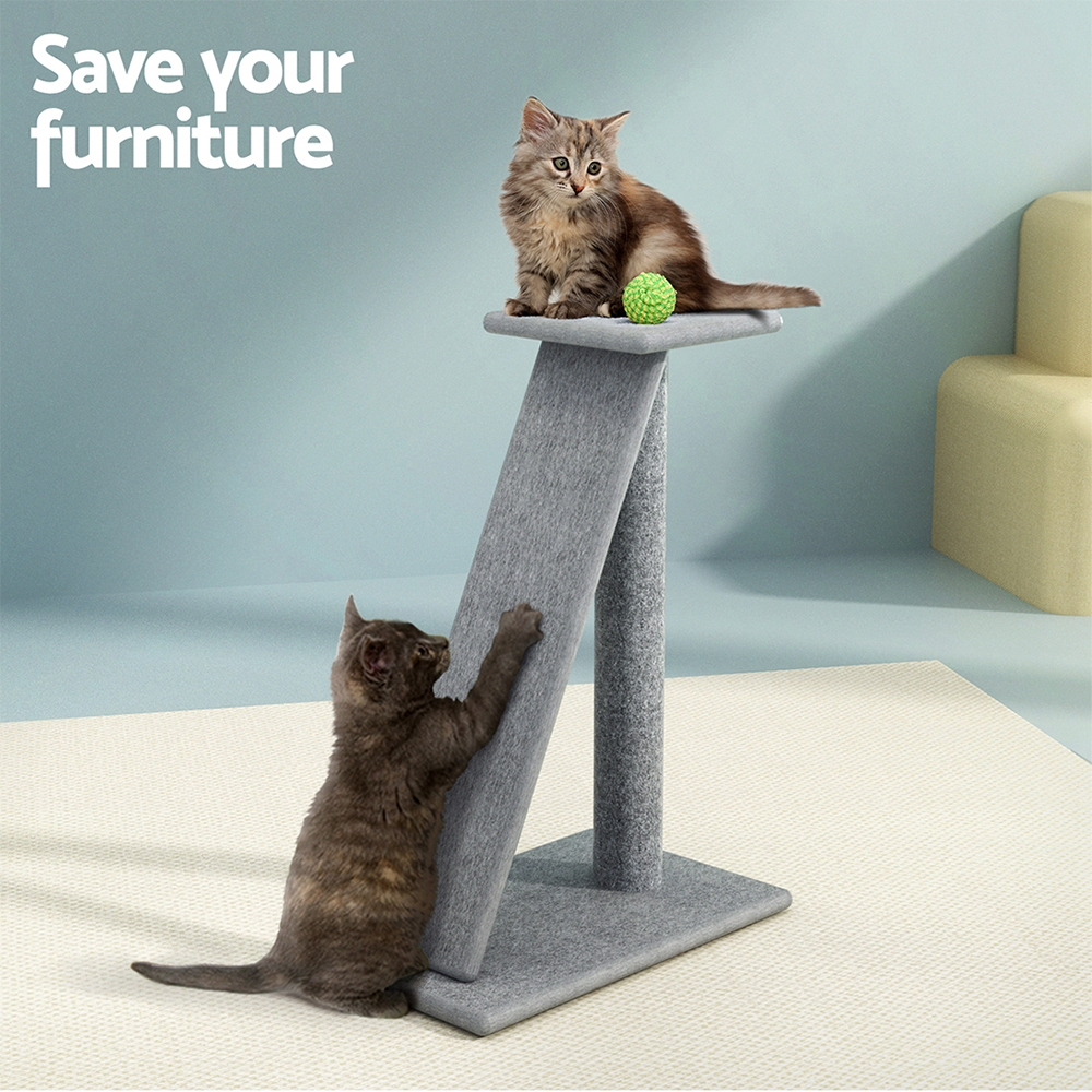 i.Pet Cat Tree 82cm Scratching Post Tower Scratcher Condo Trees Climb House image 4