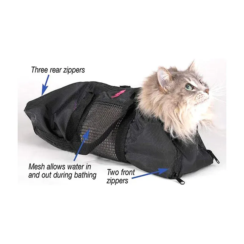 Cat Grooming Restraint Bag Pet Bath Wash Bags Nail Trimming Anti Scratch image 13