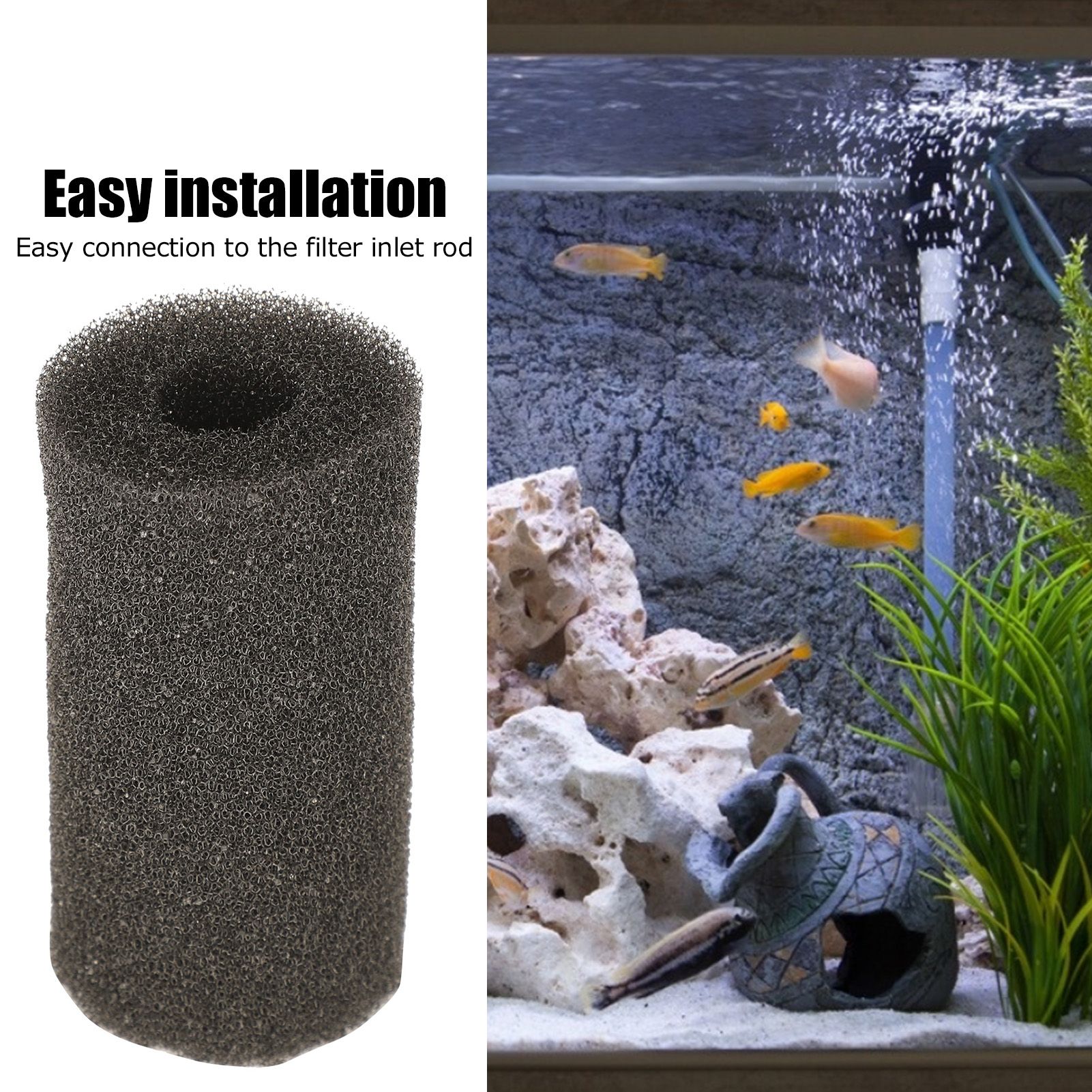20Pcs Aquarium Fish Tank Water Inlet Sponge Filter Protector Cover Replacement… image 12