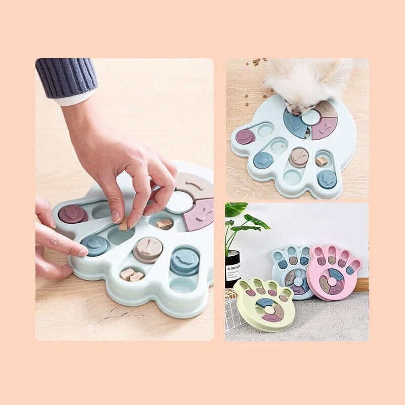 Dog Treat Dispenser Food Puzzle Toy Interactive Training Feeder Pet Supply Bowl… image 5